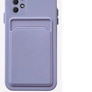 TPU A32 4G PORTA TARJETA LILA