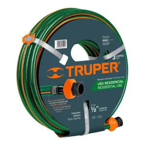 Manguera de Riego Reforzada 1/2″ x 15 MTS Truper