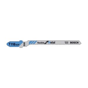 SEGUETA DE CALADORA PARA METAL T118EOF 5 PIEZAS BOSCH 2608636667