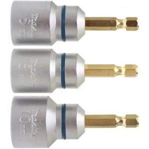 SET 3PCS PUNTAS MAGNETICAS ADAPTADORAS 6mm – 8mm – 10mm B-42999 Makita