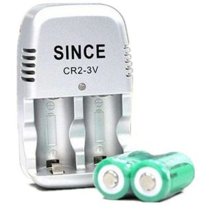 Cargador Para Batería Cr2 3v Marca Since+Batería Recargable