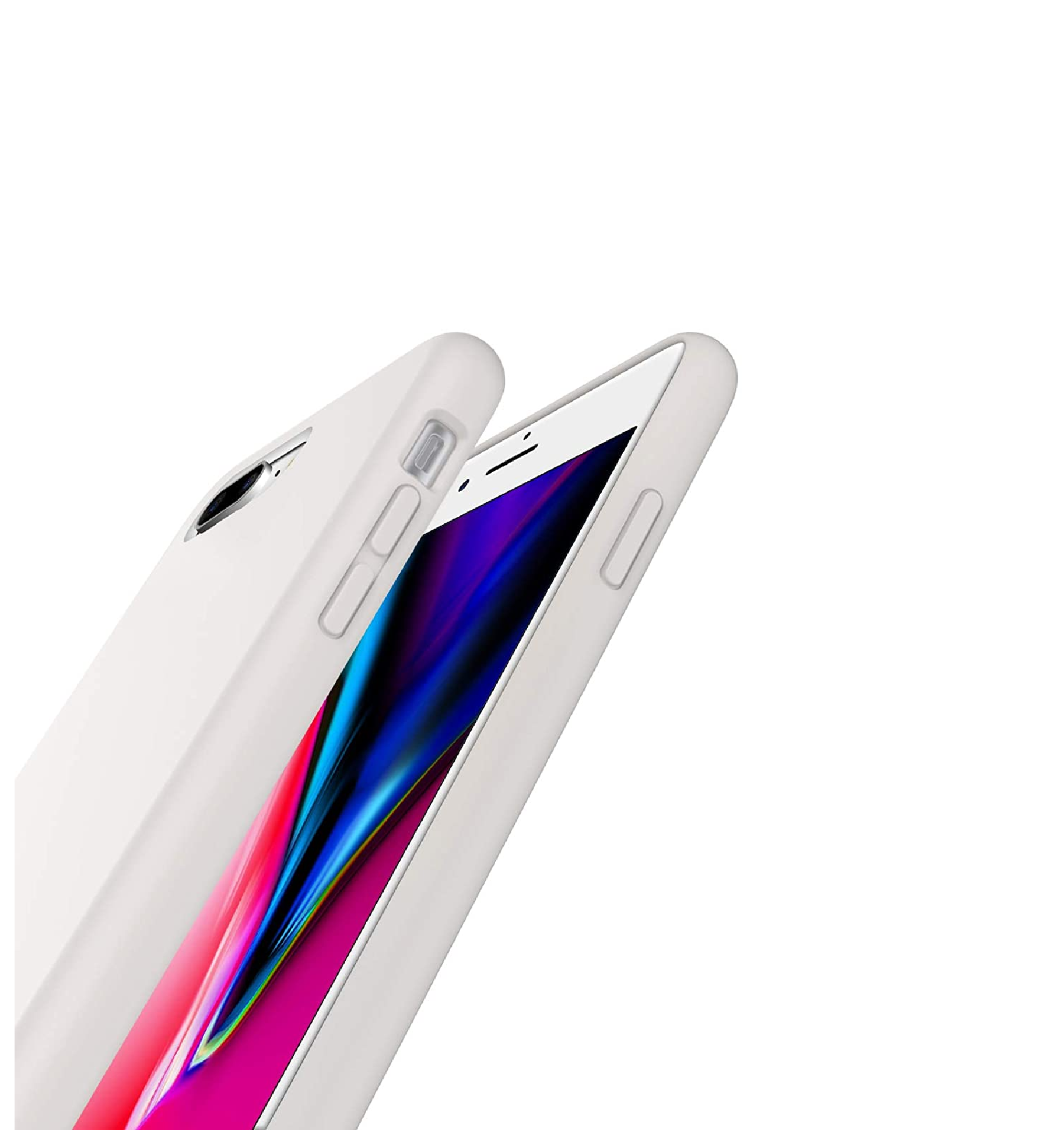 TPU SILICONE IPHONE 8 PLUS BLANCO - Imagen 2