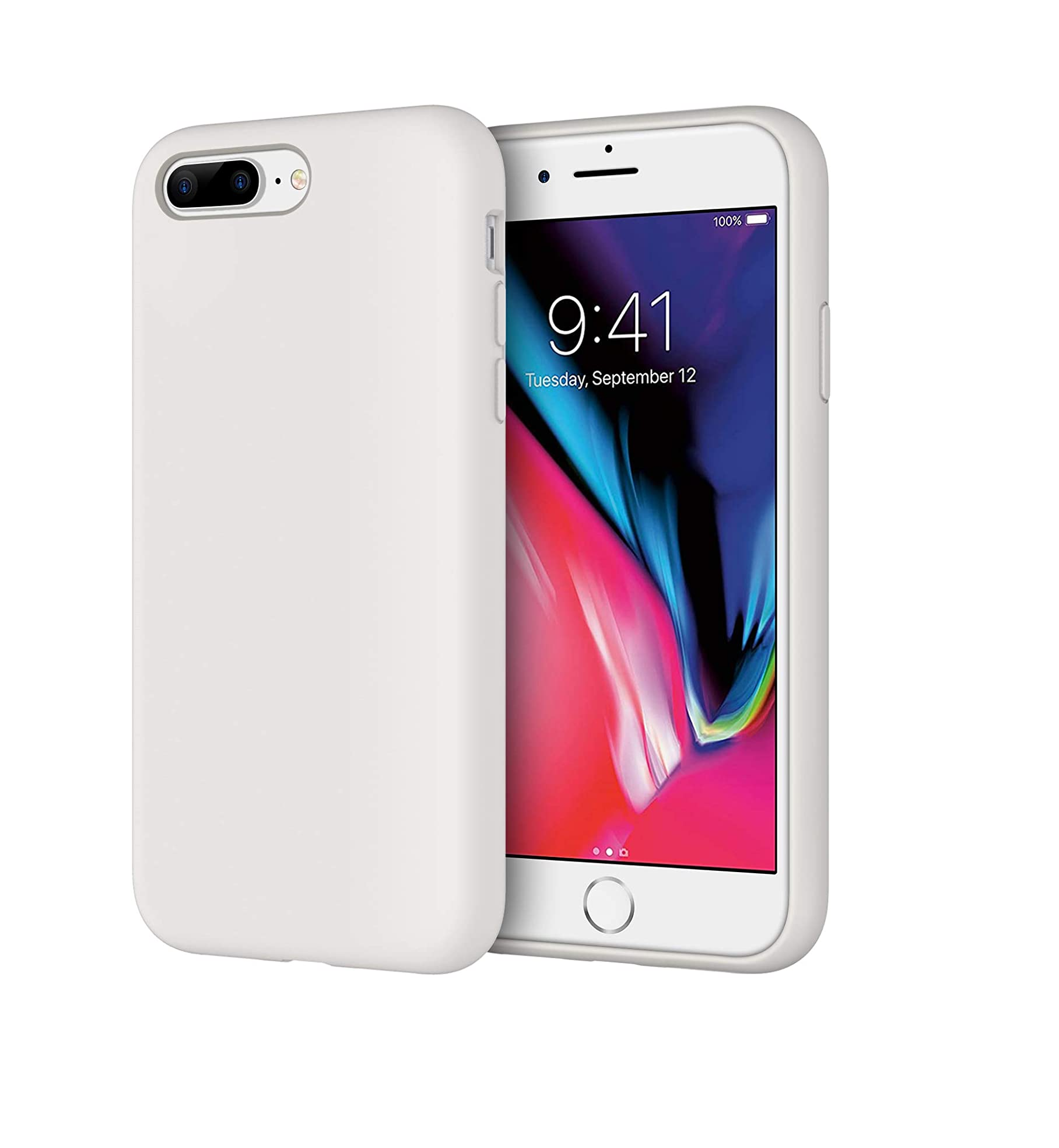 TPU SILICONE IPHONE 8 PLUS BLANCO