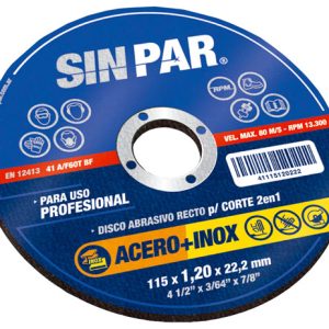 DIS ABRAS INOXID S PAR 115X1.6