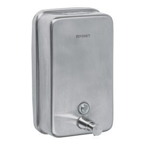 Dosificador de Jabón de Acero Inoxidable Foset para Pared Mod. ABP-10X
