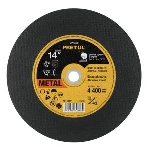 Disco Tipo 41 de 14″ x 2.8 mm para corte de metal, Pretul Mod. ABT-758P