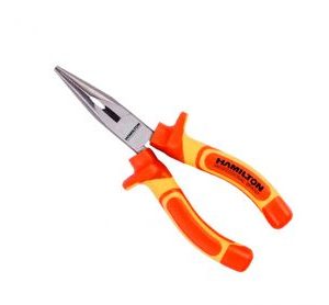 Pinza Aislada Punta Media Caña 6″ HAMILTON