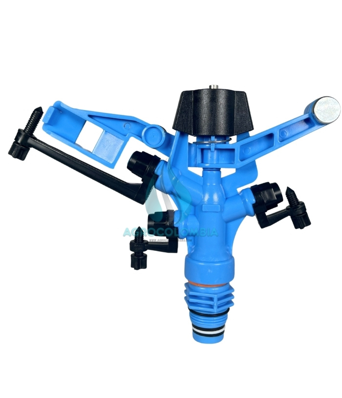 ASPERSOR RIEGO RAIN AZUL 3/4 3 SALIDAS