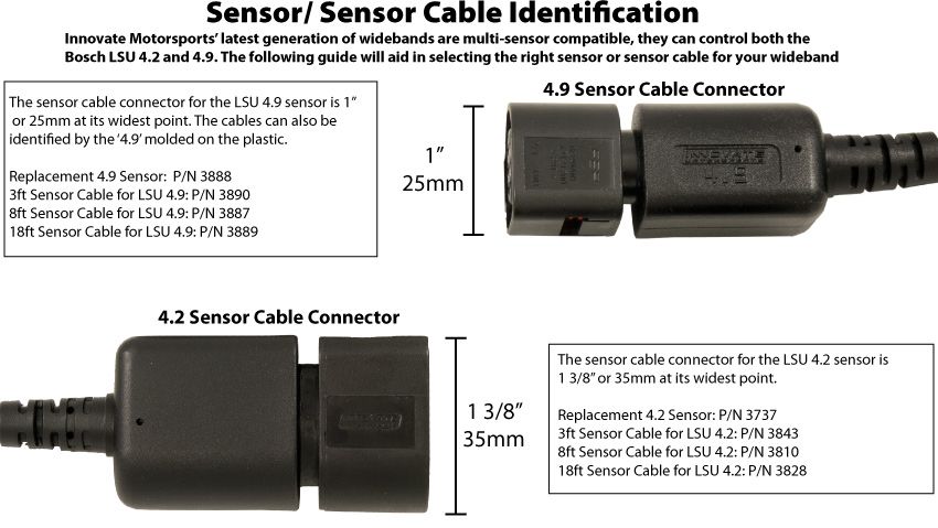 Innovate O2 02 Sensor de banda ancha Bosch LSU4.9 - Imagen 2
