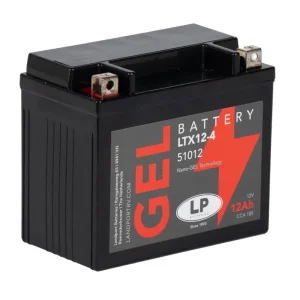 Batería Moto Gel 12V 12Ah (10Hr) 185CCA Landport MG LTX12-4