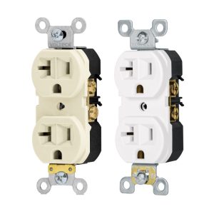 Contactos dúplex 2 polos Volteck 3 hilos línea Standard