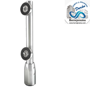 HERRAJE INFERIOR PARA PUERTA DE CRISTAL