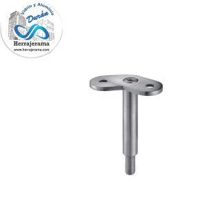 CONECTOR ESQUINERO 135Á¸ DE POSTE PARA BARANDAL A 16 PLANO CON ROSCA INCLUIDA DE ACERO INOX 304(SATíN) MX66364