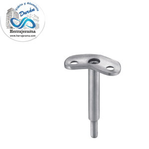 CONECTOR ESQUINERO 135Á¸ DE POSTE PARA BARANDAL A 16 REDONDO CON ROSCA INCLUIDA DE ACERO INOX 304 (SATíN) MX66365