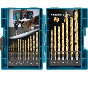 SET BROCA METAL 19PZS HSS-TiN (mm) (D-67527) MAKITA