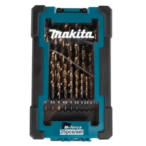 SET BROCAS METAL HSS M-FORCE 25 PZS MAKITA D-67599