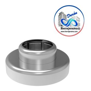 HERRALUM 1394002112SA BRND BASE CON TAPA PISO-MURO SS304 TUBO 38.1mm
