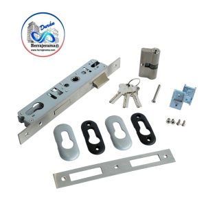 HERRALUM 1285000SA CHAPA GUADALAJARA AC-INOX SATIN (INCLUYE MANIJAS)