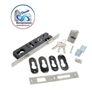 HERRALUM 1298000SA CHAPA DE ACERO GUADALAJARA II SATIN (INCLUYE MANIJAS)