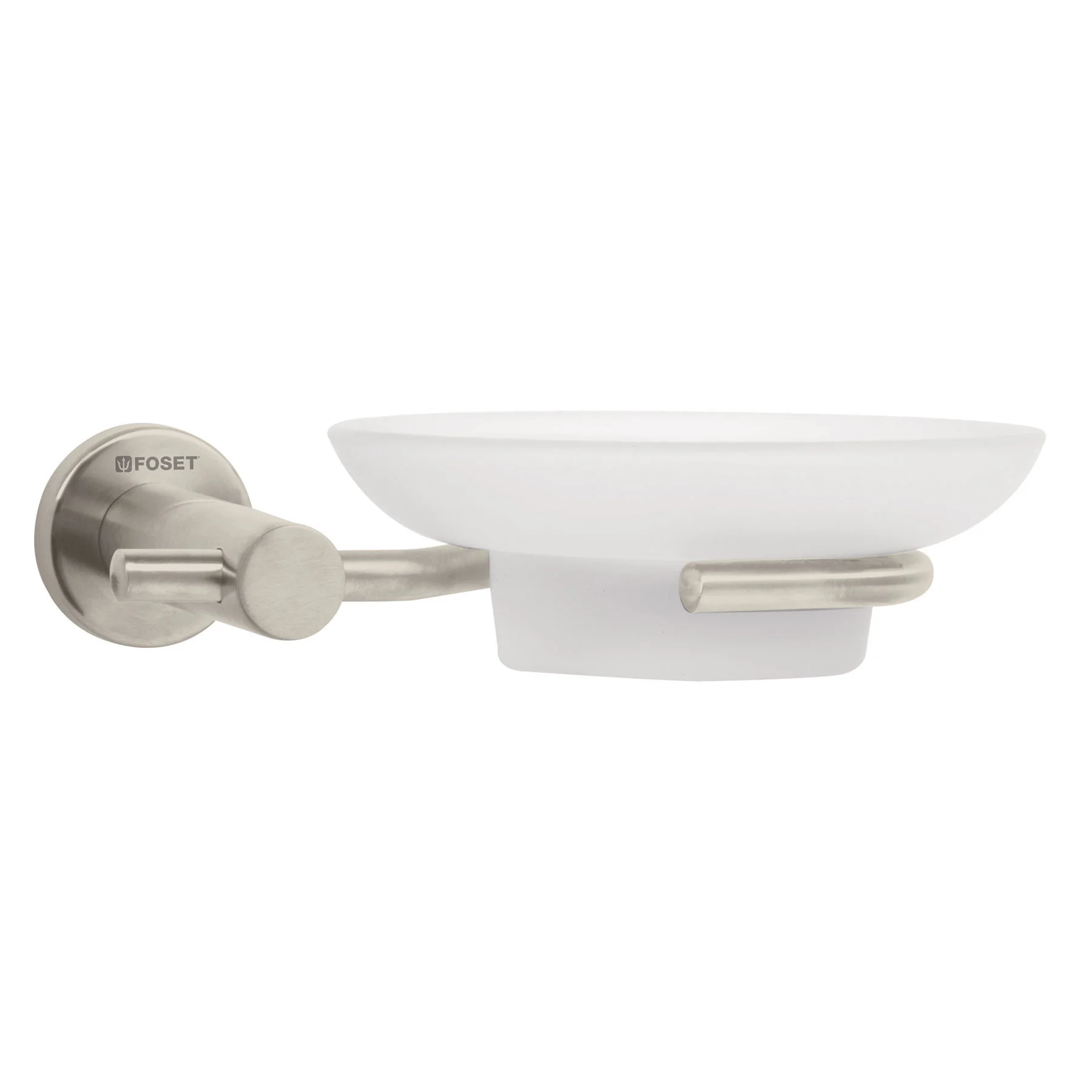 Jabonera con Acero Inoxidable para Baño Foset Satinada Mod. ELA-74N