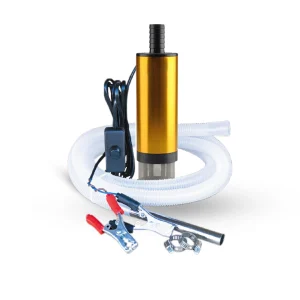 Bomba Sumergible 12V Aluminio Con Filtro 18 Lpm Ø 50 mm