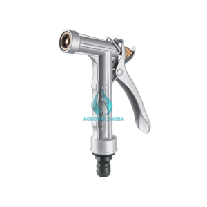 Pistola metálica para riego 2 funciones truper