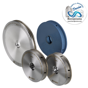 HERRALUM MUELA DIAMANTADA D150 GRANO D064 FINA 08mm TRAPEZO