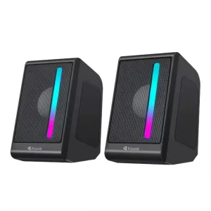 Kisonli X16 Mini USB 2.0 Portable Speaker with RGB Light