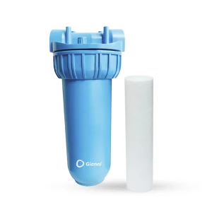 Filtro de Agua Bajo Mesada (en Azul) + Cartucho de Polipropileno Prensado