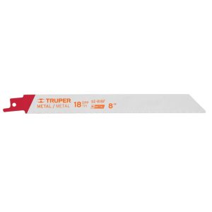 Segueta para sierra sable corte de metal Truper