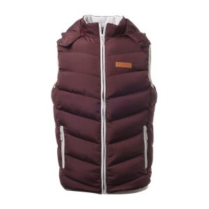 Chaleco Sin Mangas, Calido Con Capucha Desmontable