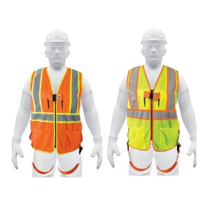 Chalecos de seguridad Truper para arnés con cintas dobles y máxima visibilidad