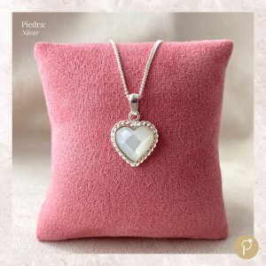 Collar de Plata | Nácar Natural Maxi