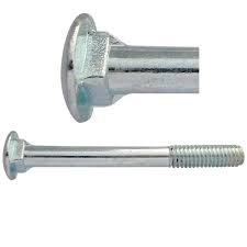 Bulón Cabeza Redonda Blanco 1/4×3.5/8 Pulgadas Por 10 Unid.