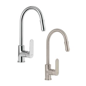 Monomando para fregadero cuello extraíble FOSET RIVIERA nariz retráctil