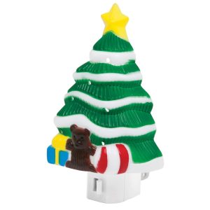 Luz de noche Volteck pino de navidad Mod. LUZ-08