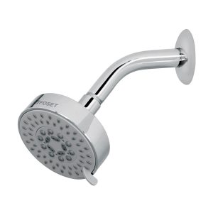 Regadera redonda Foset Element 4″ con brazo 5 funciones Mod. R-202