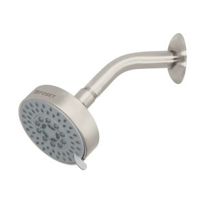Regadera redonda Foset Element 4″ con brazo 5 funciones Mod. R-202N