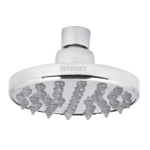 Regadera redonda Foset Element 4″ sin brazo cromo Mod. R-204S