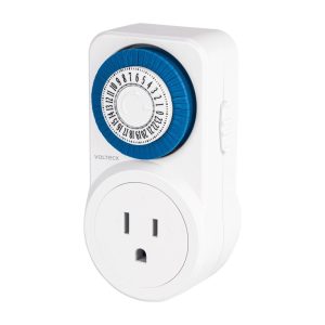 Temporizador analógico Volteck 1 evento intervalos de 30 min Mod. TEM-1B