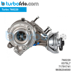 Turbo 760220 de intercambio